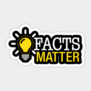 Facts Matter Sticker